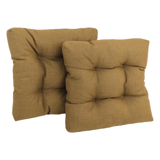 Coussin de Chaise de Salle à Manger en Polyester Filé 19 Pouces (Ensemble de Deux)