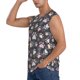 thumbnail image 3 of Fotbe Colorful Paws Of Dog Men's Camiseta sin Mangas Estampada para Hombres, Playera Casual para Gimnasio, Entrenamiento, Playa-3X-Large, 3 of 7