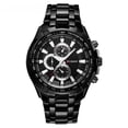 thumbnail image 5 of Reloj suizo para hombre, correa de acero inoxidable, reloj de cuarzo de alta calidad a la moda, 5 of 5