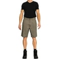 thumbnail image 4 of FULL BLUE Cell Phone Pocket Twill Shorts, Regular Fit, Olive, Size 42, 4 of 6