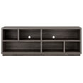 thumbnail image 2 of Evelyn&Zoe Bowman Rectangular TV Stand for TV's up to 75", Burnished Oak, 2 of 9