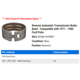 thumbnail image 2 of Reverse Automatic Transmission Brake Band - Compatible with 1971 - 1980 Ford Pinto 1972 1973 1974 1975 1976 1977 1978 1979, 2 of 2