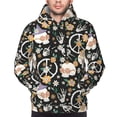 thumbnail image 4 of Hoodies for Men - Halloween Scull Peace Sign cool Long Sleeve Comfrt Men'S Fashion Hoodies & Sweatshirts, Sweatshirts for Men Hoodies Pullover Clothing Clothes with Pouch, 4 of 7