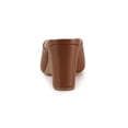 thumbnail image 2 of BLISSFUL STEP Women's Pointed Toe Chunky Slides Mules, 2 of 7