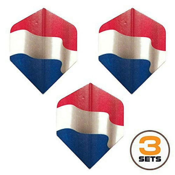 Unicorn Core American Flag Stars & Stripes America 75 Micron Strong Standard Patriot Dart Flights (3 Sets - 9 Flights)
