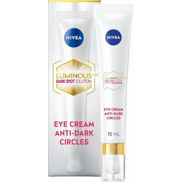 NIVEA LUMINOUS630 Dark Spot Solution Crema para el contorno de ojos antiojeras para ojeras visibles y bolsas bajo los ojos | Con &#2013265921