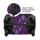 thumbnail image 2 of Balery Snowflake Gradient Purple Funda de equipaje, fundas para maletas, elástica, lavable, protector de maletas, compatible con maletas de 18 a 32 pulgadas-Large, 2 of 7