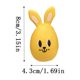 thumbnail image 3 of Conejo de Pascua de plástico, conejito de Pascua amarillo, cáscaras de huevo de caramelo, cáscaras de huevo abiertas, caja de dulces de regalo, decoraciones de Pascua, decoraciones de Pascua, decoraci, 3 of 6