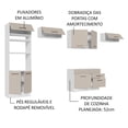 thumbnail image 4 of Cocina Integral MADESA 350cm Blanco/Crema Agata, 4 of 5
