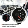 thumbnail image 3 of Boat Trim Gauge Trim Tilt Indicator, 52mm 2in UP DN Boat Trim Gauge 0-190ohm Signal Trim Tilt Indicator [Black], 3 of 9