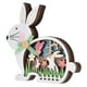 thumbnail image 2 of Conejo de Pascua de madera, boj Natural, conejo de madera de Pascua con luces LED, decoración de conejo de Pascua, luz cálida, conejito de Pascua, 2 of 14