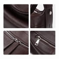 thumbnail image 6 of Genuine Leather Hobo Bag, Women's Grainy Underarm Shoulder Crossbody Purse, 6 of 7