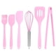 thumbnail image 1 of Juego de 6 utensilios de cocina de silicona, raspador, batidor de huevos, espátula, cepillo de aceite, pinza para alimentos, herramienta de cocina, 1 of 14