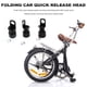 thumbnail image 1 of Bicicleta Pedal plegable para bicicletahebilla de Ndcxsfigh liberación rápidapedales MKS para Brompton (negro), 1 of 6
