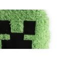 thumbnail image 5 of Minecraft Creeper Fuzzy Pillow Buddy, Polyester, Green, Mojang, 5 of 6