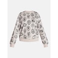 thumbnail image 5 of Ghost Frame Women's Halloween Graphic Crew Pullover Sweatshirt, Sizes XXS-XXL, 5 of 5