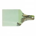 thumbnail image 1 of Mushroom Cutting Board, Hedgehog Chevron Stripes Pattern Spiky Animal Wildlife Cartoon Design, Decorative Tempered Glass Cutting and Serving Board, Wine Bottle Shape, Green Brown Beige, by Ambesonne, 1 of 1