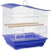 Prevue Pet Soho Wave Top Roof Bird Cage - Blue & White - SP41613B/W