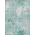 thumbnail image 2 of Addison Rugs Chantille Indoor/Outdoor Transitional Floral Teal Machine Washable Rectangle Rug, 10' x 14', 2 of 8