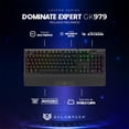 thumbnail image 3 of Teclado Gamer Mecanico BALAM RUSH DOMINATE EXPERT GK979 Swtch Rojo RGB Negro BR-936781, 3 of 5