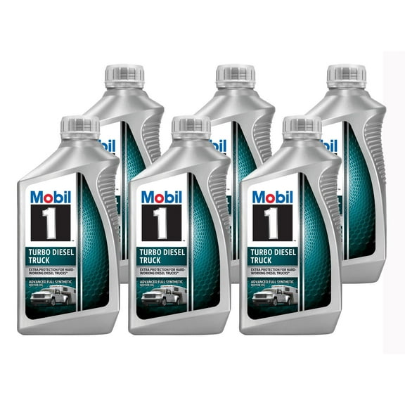 Mobil 1 122253 Diesel Truck Motor Oil, 5W-40, Case/6