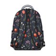 thumbnail image 3 of Pioneer Flower Floral Print Pattern Backpack for School, Cute School Bag with Adjustable Shoulder Straps and Padded Back, 15.3"x11"x7.1", 3 of 5