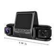 thumbnail image 2 of 1080P Hd Dual Dash Cam With Front And Interior Recording, 2.4 Inch Screen, G-Sensor, Loop Recording, Parking Monitor, 2 of 8