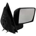 thumbnail image 5 of For Ford F-150 2004 05 06 07 2008 Door Mirror Passenger Side | Non-Heated | Manual Glass | Textured Black | Manual Folding | Paddle Style | Replacement For FO1321244 | 8L3Z17682DB, 5 of 7