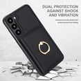 thumbnail image 3 of ELEHOLD Case for Samsung Galaxy S23 Plus,Business PU Leather Stand Case with Card Holder & Ring Holder,Black, 3 of 7