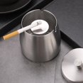 thumbnail image 2 of Stainless Steel Ashtray with Lid Creative Gift (Large), Cigars Ashtray Stainless Steel Office Carrainproof, 2 of 3