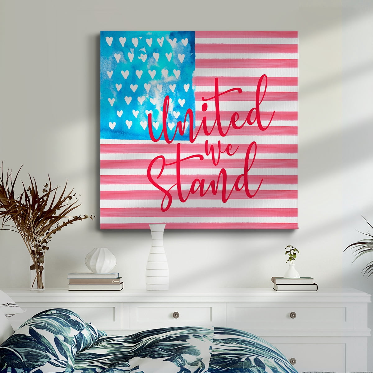 Wexford Home United We Stand II-Premium Gallery Wrapped Canvas, 32" x 32" - Ready to Hang