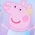 thumbnail image 4 of Peppa Pig Girls Swimsuits Sets Mermaid Scales Long Sleeve Rash Guards and Bikini Bottom Set Size 2-6, 4 of 8