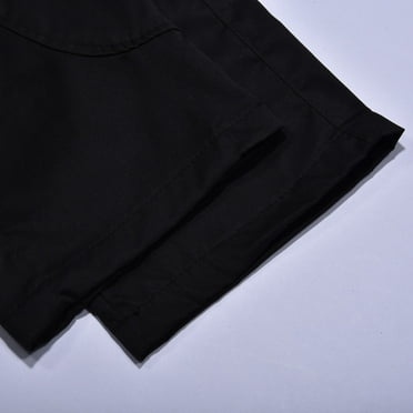 Quealent Mens Cargo Pants Relaxed Fit Men's Cargo Pants Relaxed Fit Casual Multi Pocket Outdoor Pants (Black,XL)