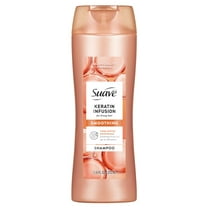 Suave Keratin Infusion Smoothing Shampoo For Frizzy Hair, 48HR Frizz Control, 12.6 FL OZ