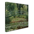 thumbnail image 2 of Trademark Fine Art 'The Japanese Footbridge 1899' Canvas Art by Claude Monet, 2 of 3