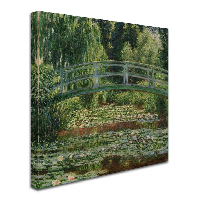 Trademark Fine Art 'The Japanese Footbridge 1899' Canvas Art by
