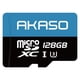 thumbnail image 1 of Tarjeta de memoria AKASO 128GB microSDXC U3 con adaptador - 4K UHD, 1 of 6