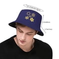 thumbnail image 2 of Happy Traditional Jewish Passover Bucket Hat Foldable Fisherman Outdoor Summer Camping Travel Hiking Caps for Men Women, 2 of 7