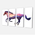 thumbnail image 2 of Horse Double Exposure Illustration - Large Animal Canvas Art Print, 2 of 3