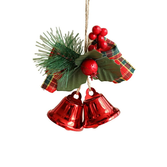 Outdoor Christmas Decorations,Christmas Decoration Bells Set, Vintage Hanging Bells for Door Wall Window Indoor Outdoor Party Decor