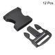 thumbnail image 3 of Hebillas de plástico Uxcell 12 paquetes Clips de liberación lateral rápida negras de 39 mm, 3 of 5
