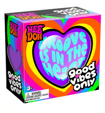 NeeDoh Good Vibes Only Squishy ,1 random