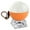Orange, variant on Multifunctional Video Glass Ball Art Glass Ball Lamp Spherical Display Video Sound Game Screen for Birthday