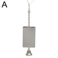 thumbnail image 2 of ievspot 1 Pcs Pet Bird Mirror with Bell Interactive Parrot Toy,Parrot Cage Toys for Macaw African Greys Parakeet Cockatoo Cockatiel, 2 of 8