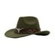 thumbnail image 4 of Sombrero de vaquero elegante, sombrero de vaquera para vacaciones, hombres, mujeres, viajes, rendimiento. Verde, 4 of 9