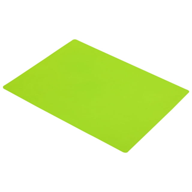 Uxcell 19.69'' x 15.75'' Silicone Mat Resin Casting Crafts Pad Non-Slip Nonstick Sheets Protector Green