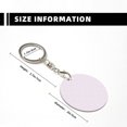 thumbnail image 3 of Naloa Kawaii Cat Paw Print Round Keychain Keychain Key Ring, Key Tag, Key Chain Bulk for Gift Accessories (Round), 3 of 7