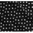 thumbnail image 3 of Soimoi Black Cotton Voile Fabric Stars Star Printed Fabric 1 Yard 58 Inch Wide, 3 of 7