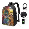 thumbnail image 2 of Encanto Laptop Backpack, Anime Daypack Backpack For School College, Extra Large Travel Backpack, Computer Backpack With Usb Port, 17*12*6.5 Inch Book Bag, 2 of 9