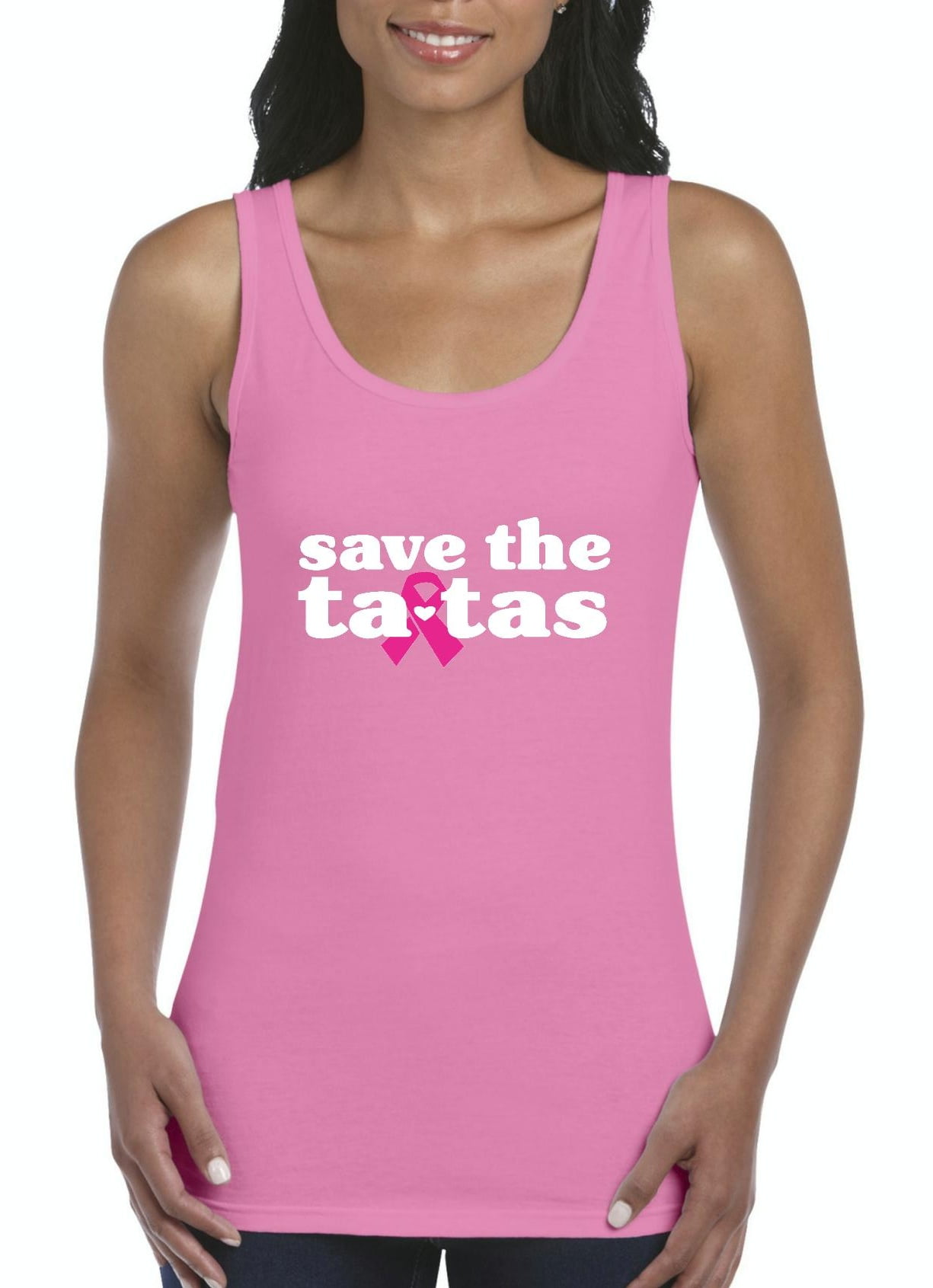 Artix Womens Save The Tatas Cancer Awareness Tank Top